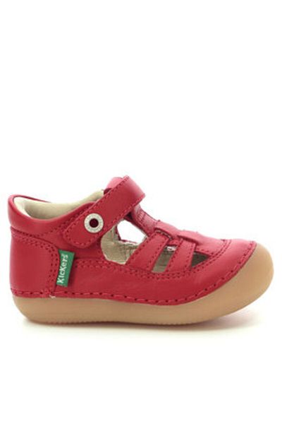 Kickers boys' sandals 611084-10-4 red