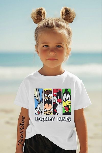 New Shine ΠΑΙΔΙΚΟ T-SHIRT LOONEY TUNES ΕΚΤΥΠΩΜΕΝΟ OVERSIZE