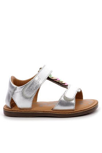 Kickers girls' sandals 960701-10 silver