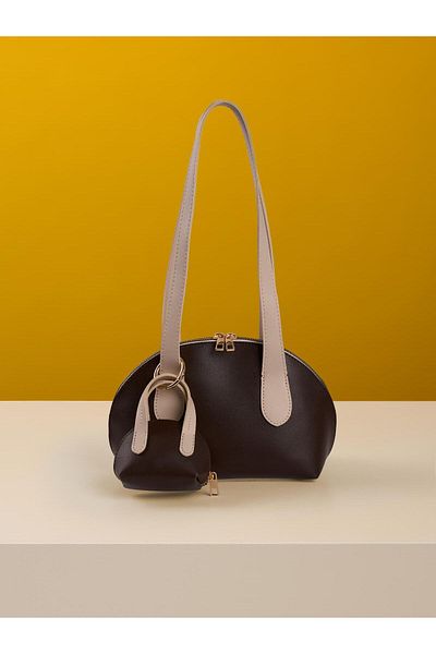 Mojeva Loli Mini Bag Charm Detailed Long Handle Women's Hand and Arm Bag