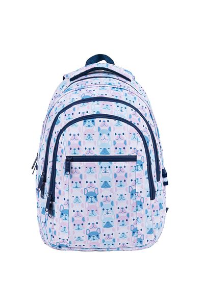 zola Ergonomic, lightweight backpack, multiple compartments, reflective, puppies, 42x30x20 cm