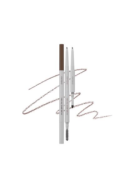 rom&nd Han All Sharp Brow W2. Mild Woody 0.24 g - kredka do brwi z cieniem, ciepły mleczny brąz