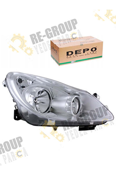 Depo OPEL CORSA D ÖN FAR KROM BEYAZ 2006-2010 -SAĞ- 1216188