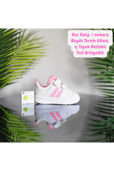 elma bebe Full Ortopedik Anatomik İlkadım Unisex Bebe Çocuk Sneaker Spor Ayak...