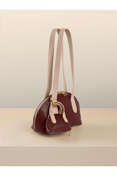 Mojeva Loli Mini Bag Charm Detailed Long Handle Women's Hand and Arm Bag