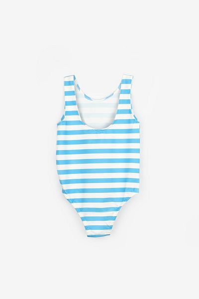 Le Mabelle Costum de baie pentru fete cu imprimeu albastru soare