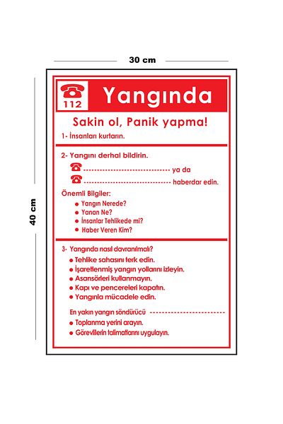 Lucena Metal Fire to Do 30 cm X 40 cm A3 Size Warning Sign Directional Sign