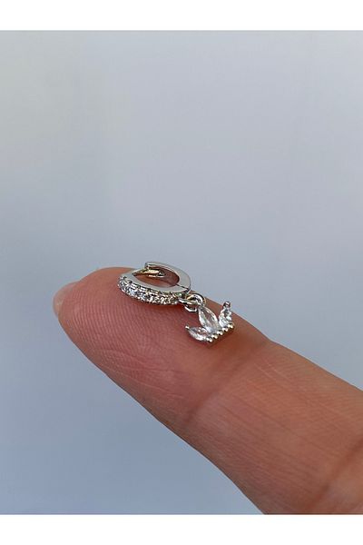 kurukafagift Steel Crown Glossy Model Helix Tragus Cartilage Piercing 8 mm