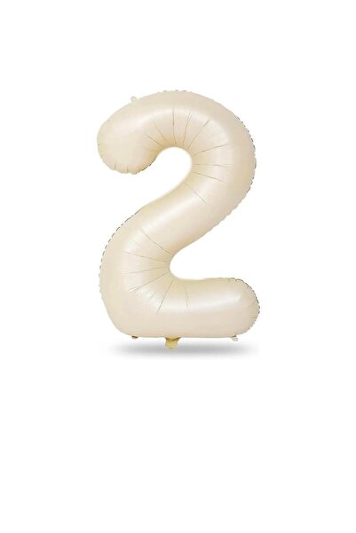 ALYA Parti 2 Yaş RETRO Rakam Folyo Balon