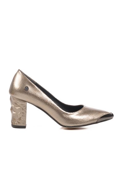 Pierre Cardin Pantofi de seară pentru femei cu toc înalt platină PC-51752 Z