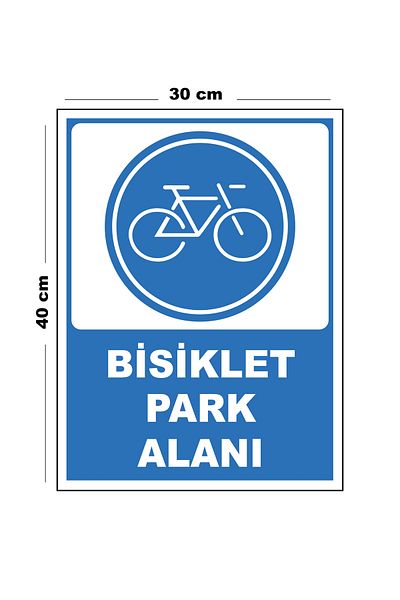 Lucena Metal Bike Parking 30cm X 40cm A3 Size Warning Sign Directional Sign