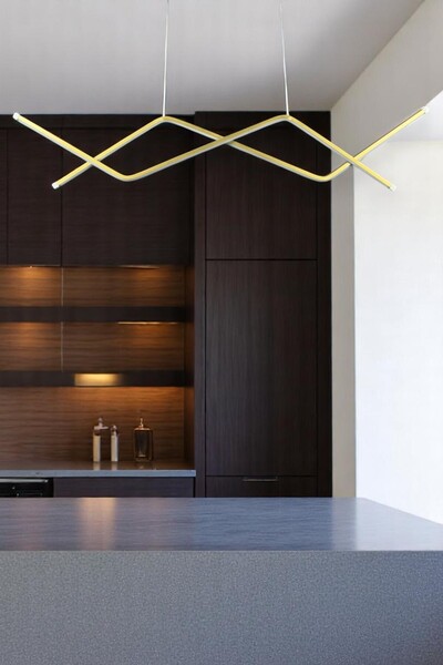 LEGACY Utku Modern Tasarım Eskitme Renk Yemek Masası Üstü - Mutfak - Salon Beyaz Led 2 Li Avize