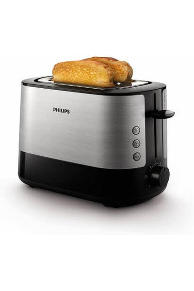 Philips Viva Collection Toaster HD2637/91-Black - International Version