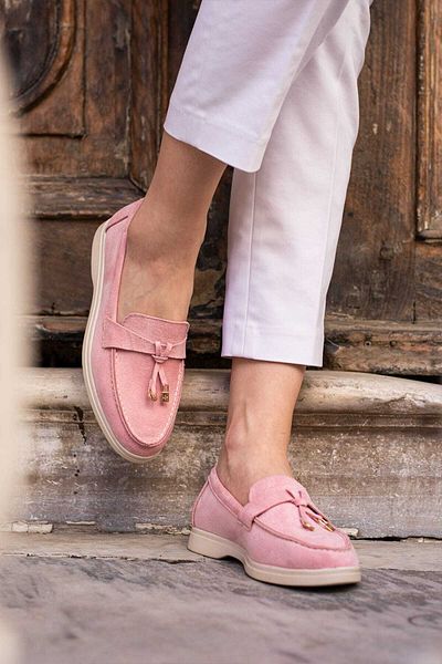 Şan's Shoes Pink Loafershoes