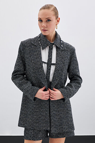 Sateen Класичний піджак Tüvit - Sax Mavi