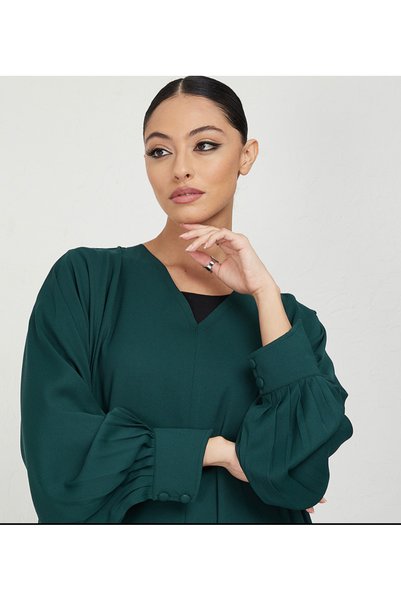 Rosette Abaya Green Abaya