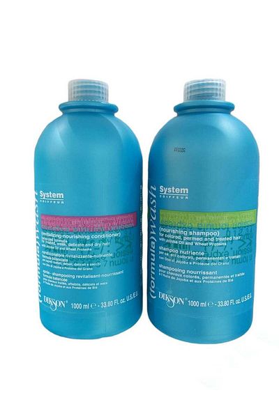Dikson Shampoo 1000ml and Conditioner 1000ml for Protein and Keratin Treated Hair