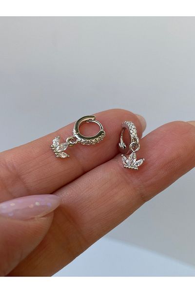 kurukafagift Steel Crown Glossy Model Helix Tragus Cartilage Piercing 8 mm