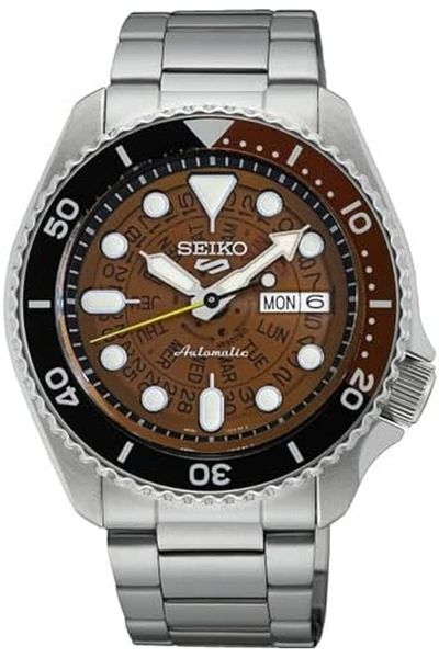 Seiko 5 Sports SKX 'Skeleton Style' Brown Dial SRPJ47K1