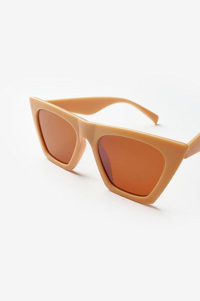 Le Mabelle Brown Square Model Girl's Sunglasses