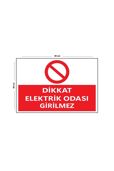 Lucena Metal Attention Electricity Room No Entry 30 cm X 40 cm A3 Size Warning Sign Directional Sign