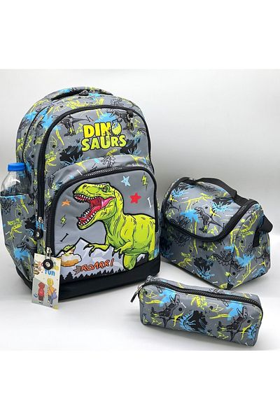 Bevitton Set ghiozdan pentru școala primară, 3 piese, costum cu model de caractere pentru băiat