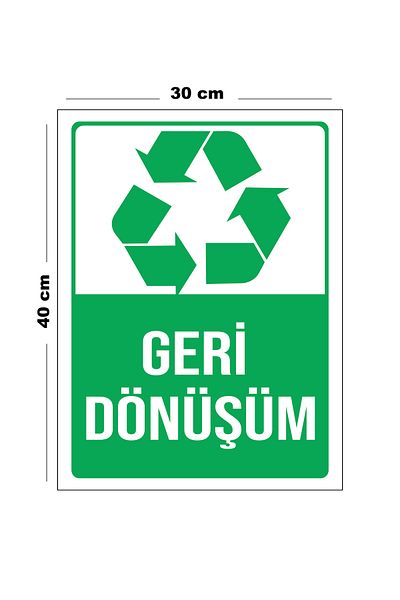 Lucena Metal Recycling 30 cm X 40 cm A3 Size Warning Sign Diversion Sign