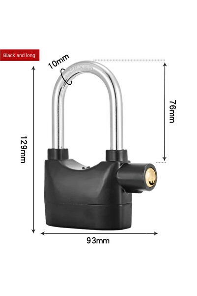 Choice قفل إنذار صفارة الإنذار العالمي المدمج في مستشعر الحركة من سبائك الزنك...