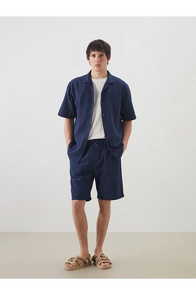 LC Waikiki Xside Navy Blue Comfortable Fit Men's Shorts