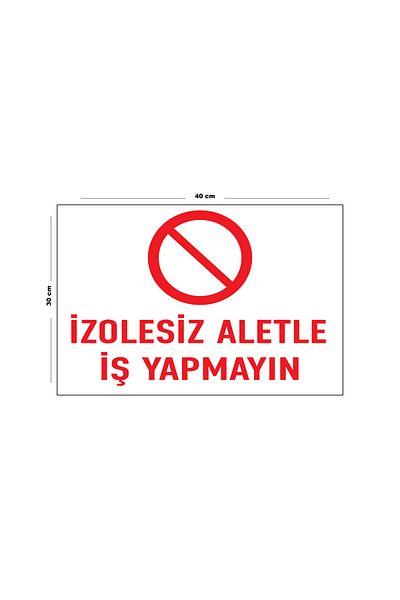 Lucena Doing Business with Metal Non-Isolated Tool 30cm X 40cm A3 Size Warning Sign Diversion Sign
