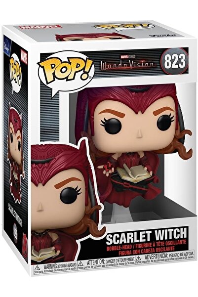 Funko Pop Marvel: WandaVision Scarlet Witch Figürü. 9 cm Koleksiyonluk Pop! V...
