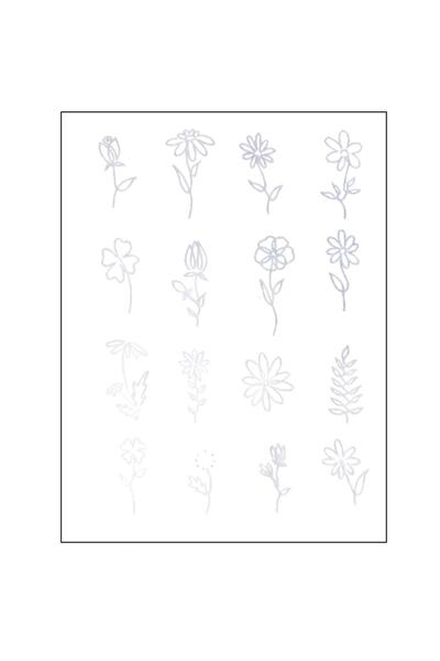 Mecit Tuhafiye 1 AY KALICI MİNİMAL DESENLER PARMAK VUCUT İÇİN GEÇİCİ DÖVME