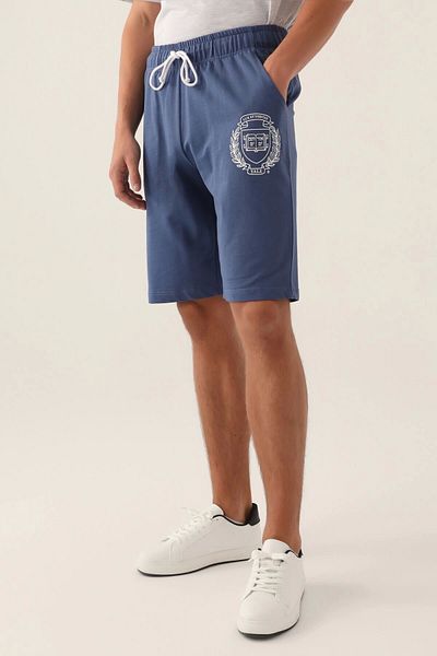 Yale Ανδρικές Βερμούδες - Lux Navy Blue