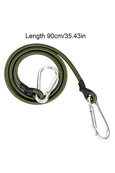 Choice حبل مطاطي قوي للاستخدام الخارجي بطول 90 سم، حزام ربط مرن، خطافات تسلق،...