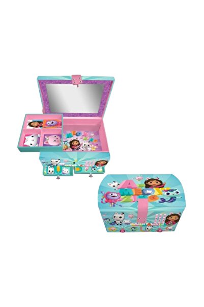 Gabby's Dollhouse Cutie de bijuterii cu oglinda, multicolor, Gabby's Dollhouse
