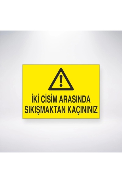 Reysa Tasarım Avoid Getting Stuck between Two Bodies Sticker 20X28 cm