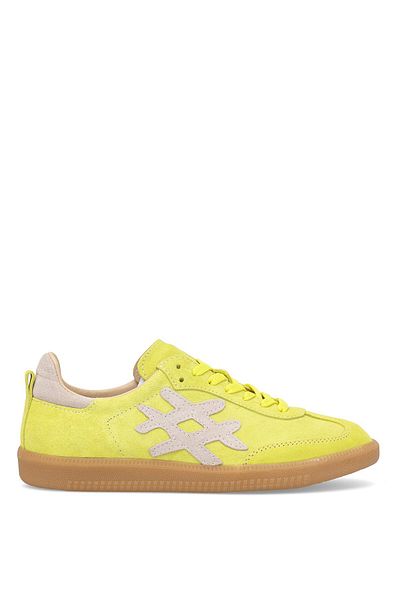 Ayakkabı Fuarı Elit Rch088-M-Vade Women's Genuine Leather Classic Sneaker Yellow