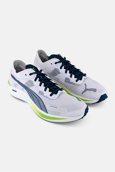 Puma Men Liberate Nitro 2 Lace Up Running Shoes, White