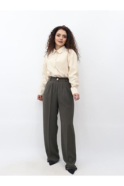 Betül Nayir Пільєлі Палаццо Пантолон - Хакі