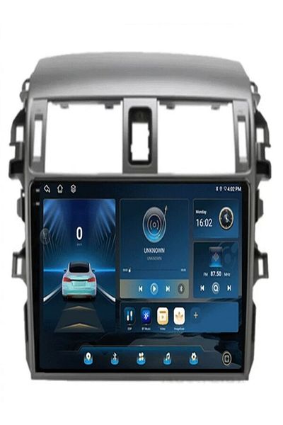 MNT Toyota Corolla 2010-2013 screen (RAM 2 - ROM 32) supports CarPlay & Android Auto / 1080p resolution