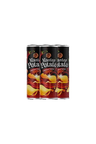 Master Potato Bitter & Spicy Chips 160 Gr-3 Pieces
