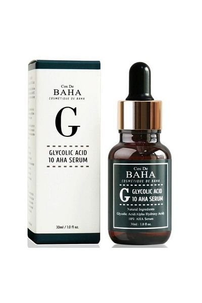 Cos De Baha Serum facial cu acid glicolic 10% AHA, Cos De BAHA, 30ml