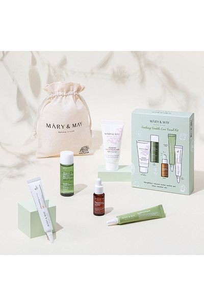 Mary & May Facial care set, Soothing Trouble Care, MARY&MAY, 5 pieces