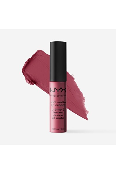 NYX أحمر شفاه كريمي مطفي ناعم من بروفيشنال ميك أب - سان باولو 08