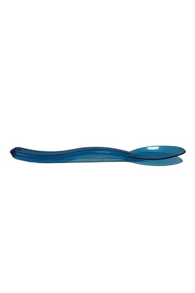 KENT Plastic Ice Cream and Dessert Spoon Blue 50's