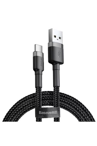 Baseus Ultra-resistant Data & Charging Cable, USB to Type-C USB-C USB 3.1 2A Fast Charge 2 Meters