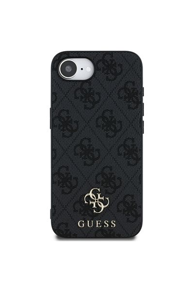 Guess Case For Iphone 16e, , Hardcase 4g Classic Magsafe, Black