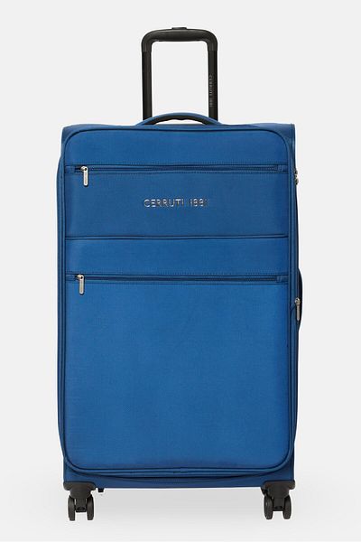 Cerruti 1881 28 Inch Large Durable Trolley Bag , Blue