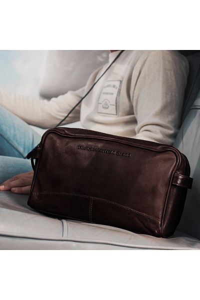 The Chesterfield Brand The Chesterfield Brand large cosmetic bag, made of genuine leather, Stefan