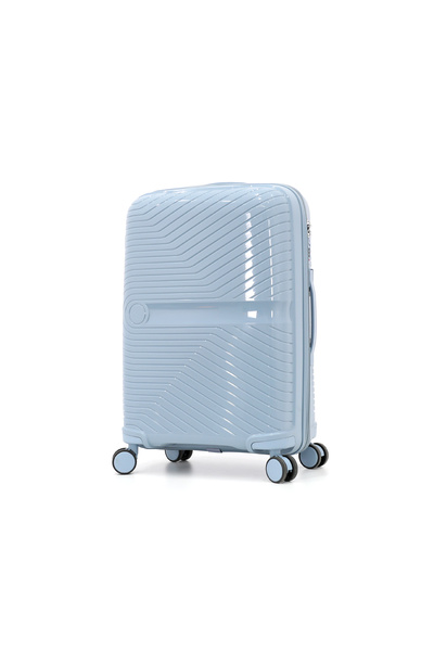 Fancl Hardshell Luggage Trolley 4 pcs Set + Makeup - BLUE